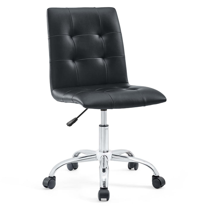 Prim Armless Mid Back Office Chair by Modway