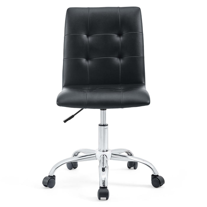 Prim Armless Mid Back Office Chair by Modway