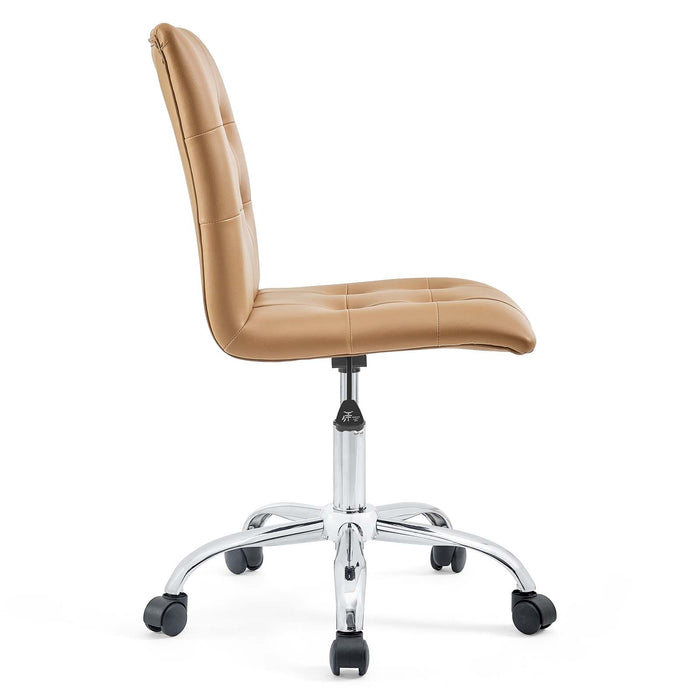 Prim Armless Mid Back Office Chair by Modway