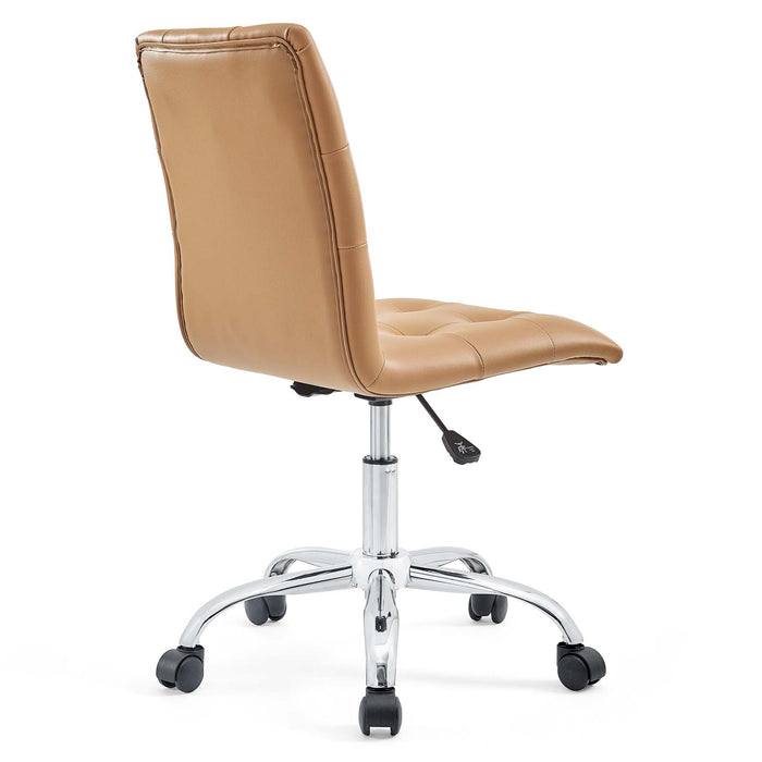 Prim Armless Mid Back Office Chair by Modway