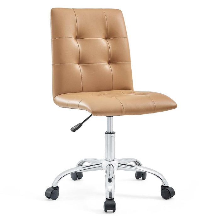 Prim Armless Mid Back Office Chair by Modway