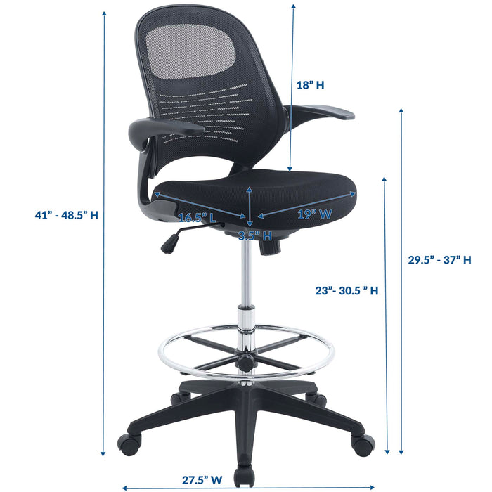 Stealth Drafting Chair by Modway