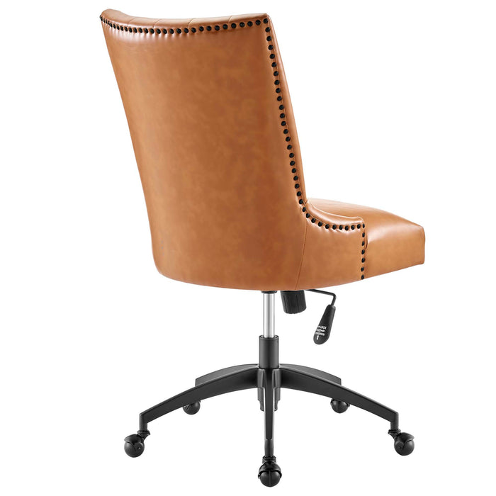 Empower Channel Tufted Vegan Leather Office Chair by Modway