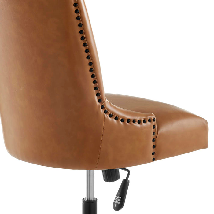 Empower Channel Tufted Vegan Leather Office Chair by Modway