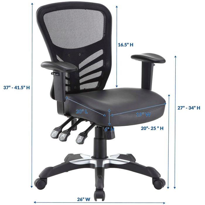 Articulate Vinyl Office Chair by Modway