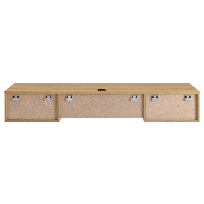 Render Wall Mount Wood Office Desk by Modway