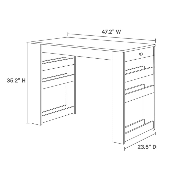 Galley 3-Piece Kitchen Island and Stool Set by Modway