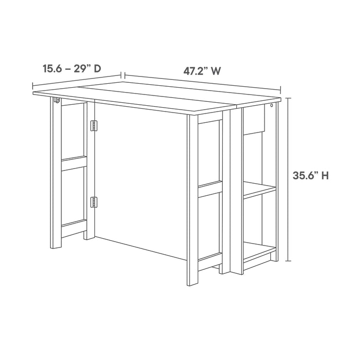 Meadowbrook 3-Piece Kitchen Island and Stool Set by Modway