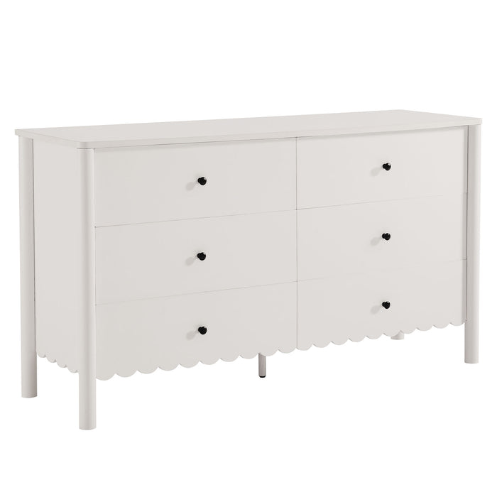 Emmeline Scalloped 6-Drawer Dresser by Modway