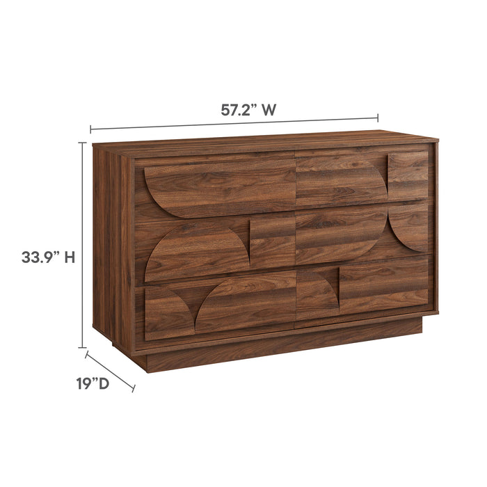 Bulwark 6-Drawer Dresser by Modway