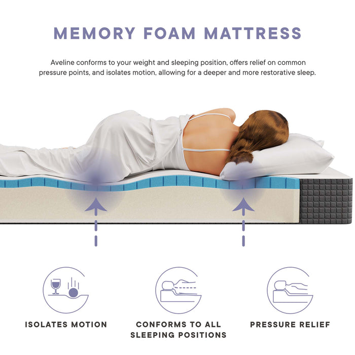 Aveline 8" Full Mattress by Modway