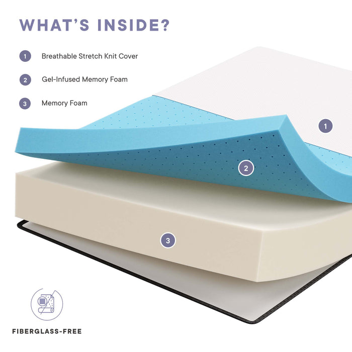 Aveline 14" Memory Foam Full Mattress by Modway