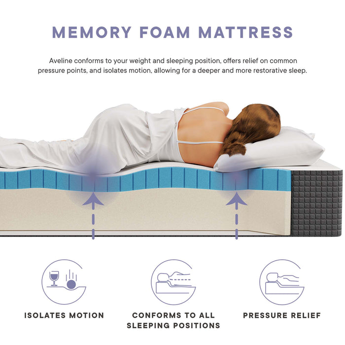 Aveline 12" Memory Foam Full Mattress by Modway