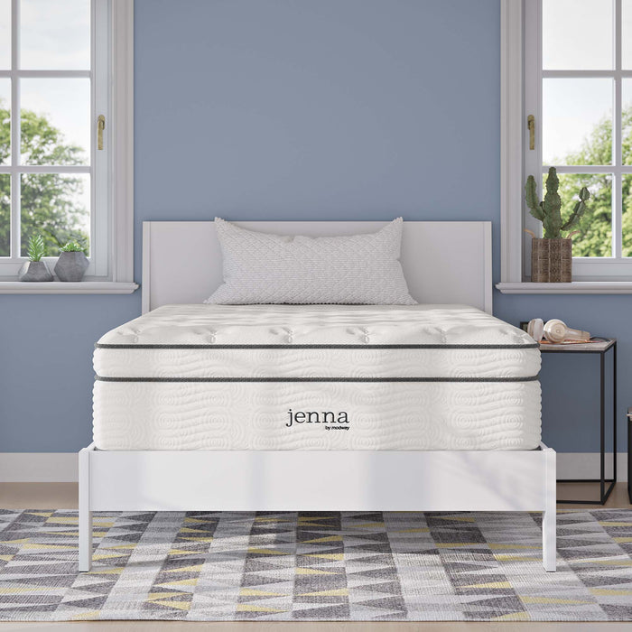 Jenna 14" Innerspring and Foam Full Mattress by Modway