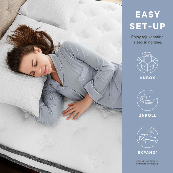 Jenna 12" Innerspring and Foam Full Mattress by Modway