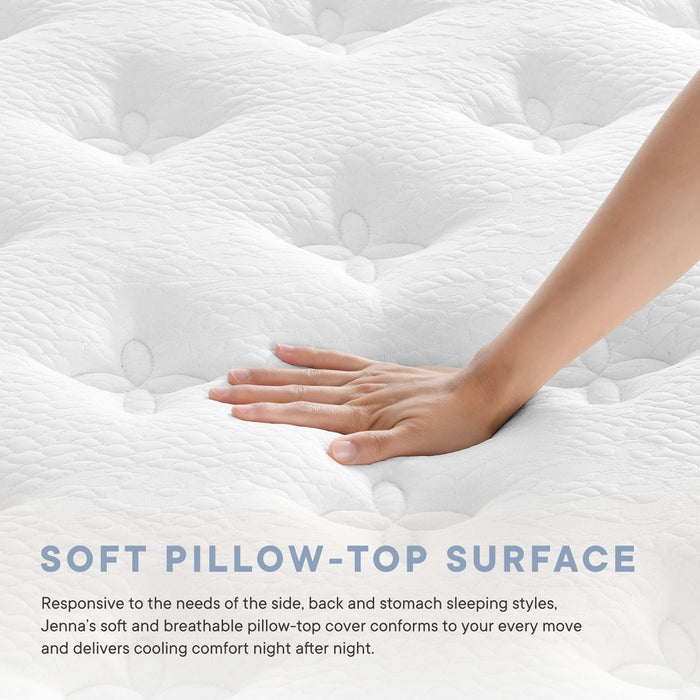 Jenna 6" Innerspring and Foam Full Mattress by Modway