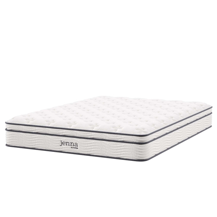 Jenna 10" Innerspring and Foam King Mattress by Modway