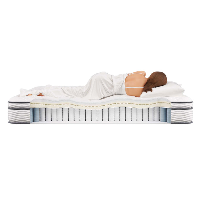 Jenna 10" Innerspring and Foam King Mattress by Modway