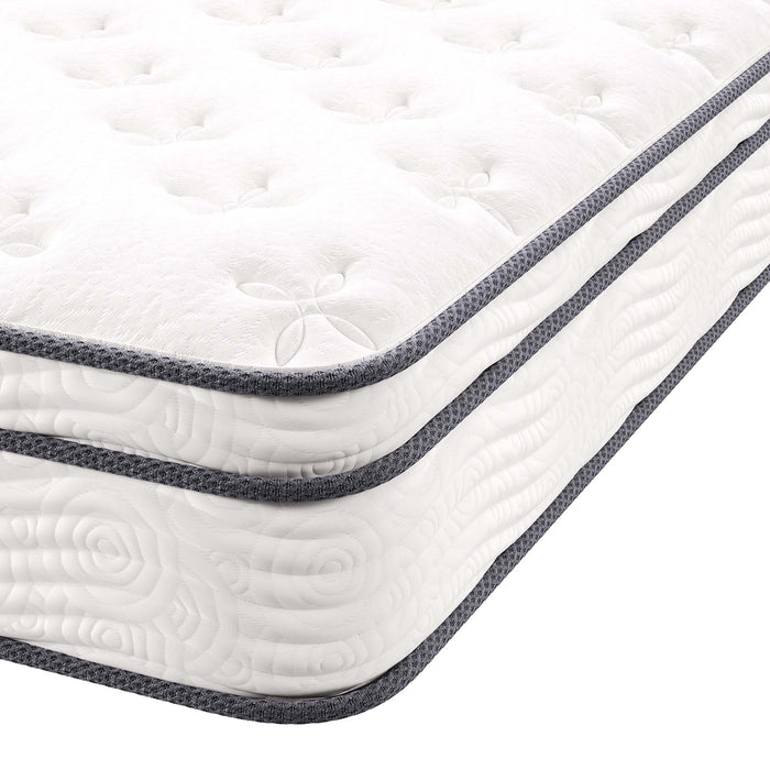 Jenna 10" Innerspring and Foam King Mattress by Modway