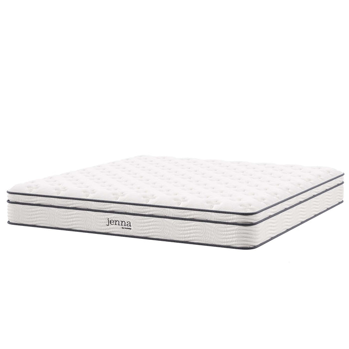 Jenna 10" Innerspring and Foam California King Mattress by Modway