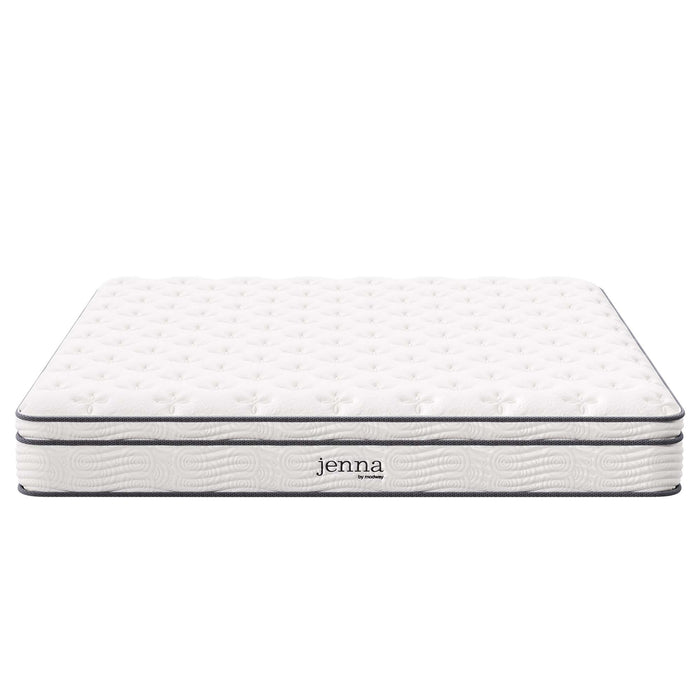 Jenna 10" Innerspring and Foam California King Mattress by Modway