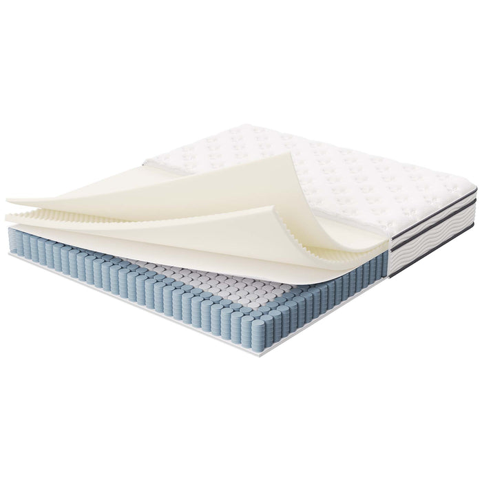 Jenna 10" Innerspring and Foam California King Mattress by Modway