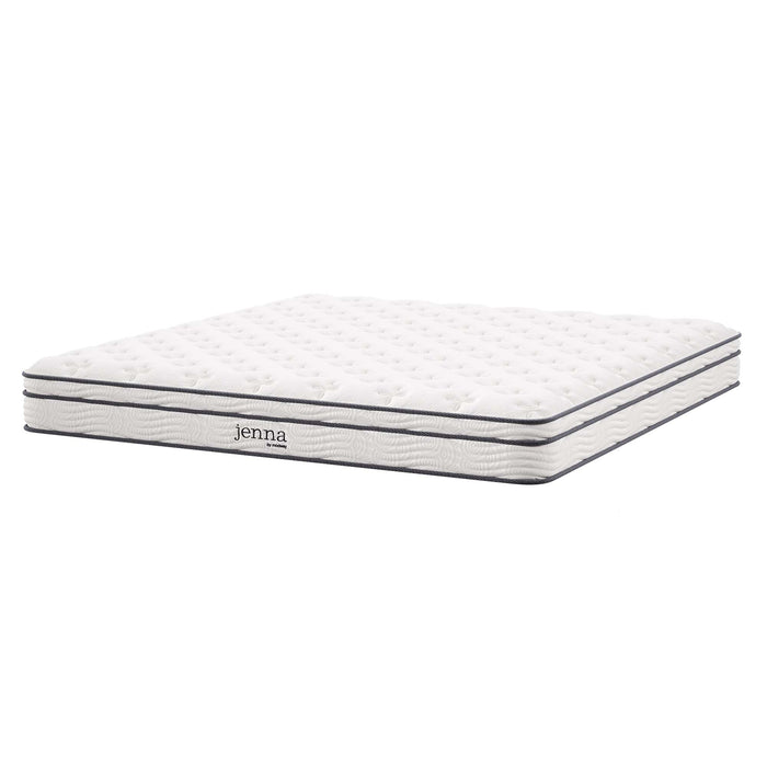 Jenna 8" Innerspring and Foam King Mattress by Modway