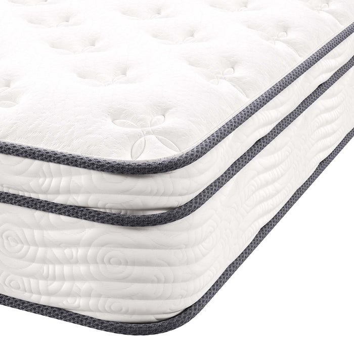 Jenna 10" Innerspring and Foam California King Mattress by Modway