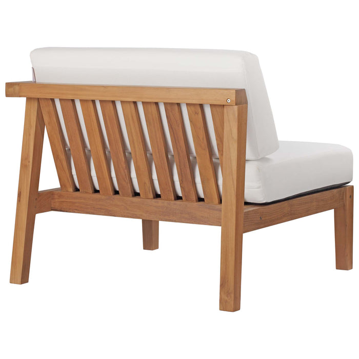 Bayport Outdoor Patio Teak Wood 2-Seater Loveseat by Modway