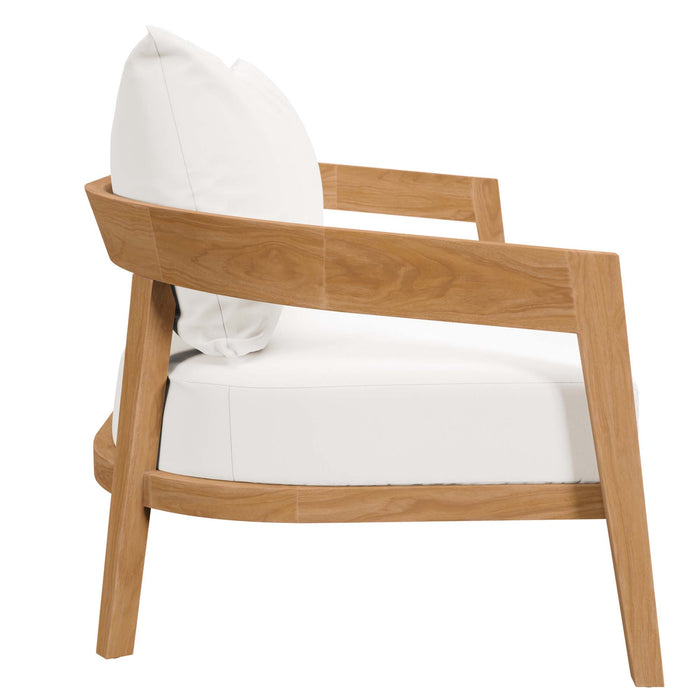 Brisbane Teak Wood Outdoor Patio Loveseat by Modway