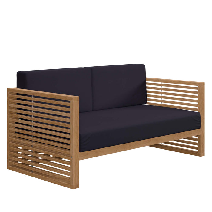 Carlsbad Teak Wood Outdoor Patio Loveseat by Modway