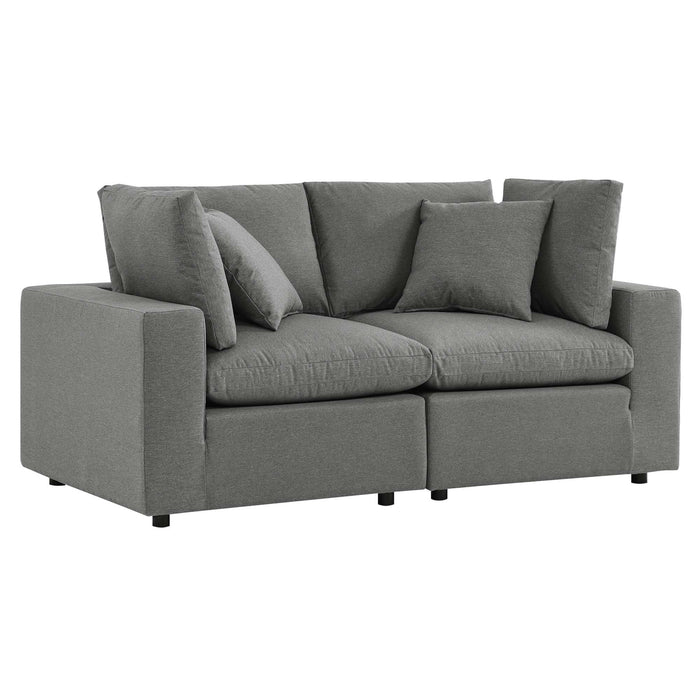 Commix Overstuffed Outdoor Patio Loveseat by Modway