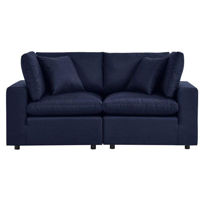 Commix Overstuffed Outdoor Patio Loveseat by Modway