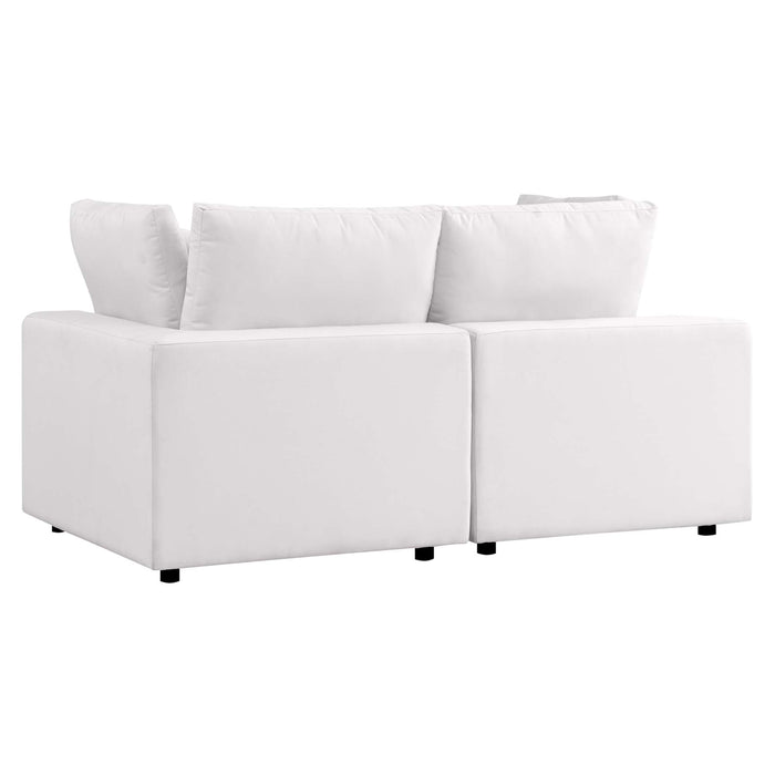 Commix Overstuffed Outdoor Patio Loveseat by Modway