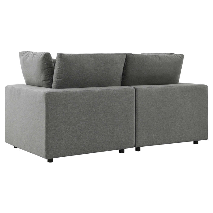 Commix Overstuffed Outdoor Patio Loveseat by Modway