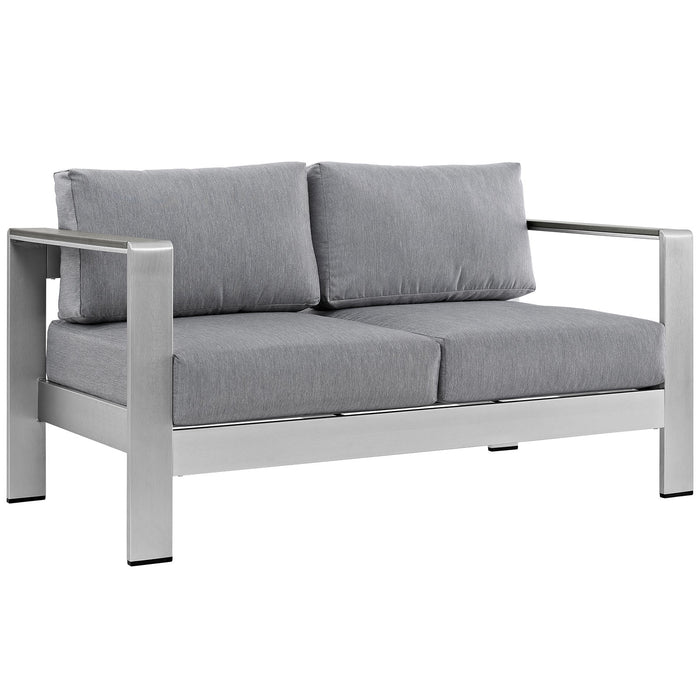 Shore Outdoor Patio Aluminum Loveseat by Modway