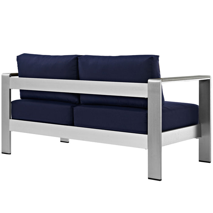 Shore Outdoor Patio Aluminum Loveseat by Modway