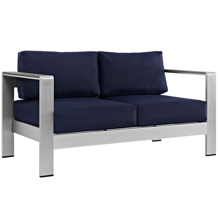 Shore Outdoor Patio Aluminum Loveseat by Modway