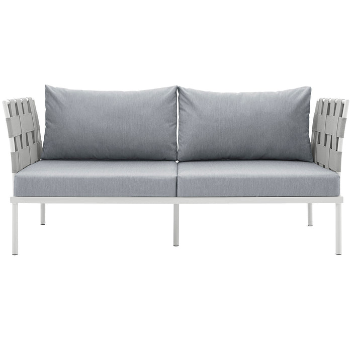 Harmony Outdoor Patio Aluminum Loveseat by Modway