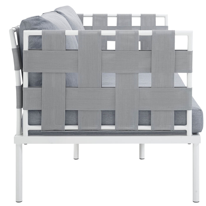 Harmony Outdoor Patio Aluminum Loveseat by Modway