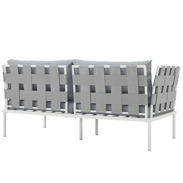 Harmony Outdoor Patio Aluminum Loveseat by Modway