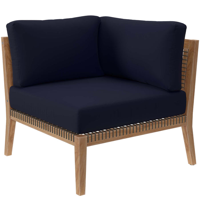 Clearwater Outdoor Patio Teak Wood Loveseat by Modway