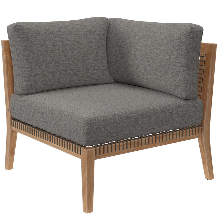 Clearwater Outdoor Patio Teak Wood Loveseat by Modway