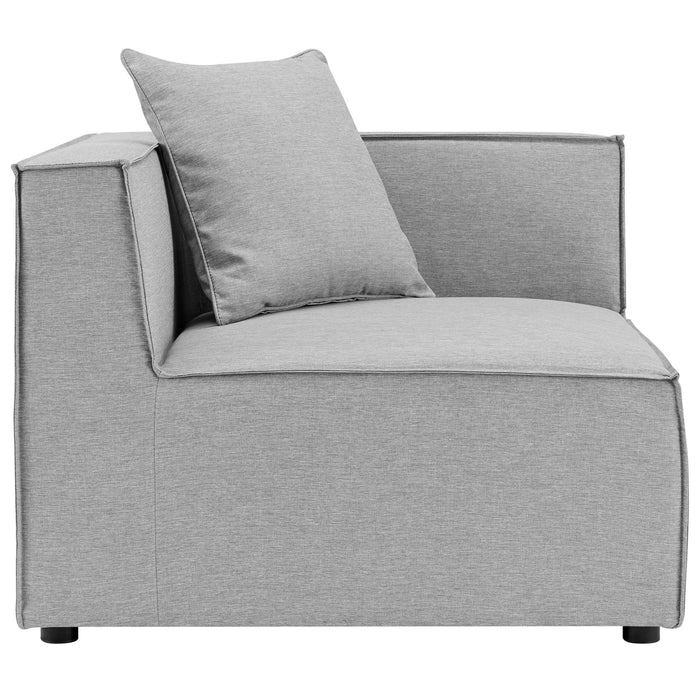 Saybrook 2-Piece Outdoor Patio Upholstered Sectional Sofa Loveseat by Modway