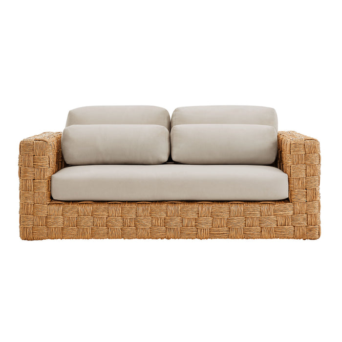 Thames Outdoor Patio Wicker Outdoor Patio Rattan Loveseat by Modway