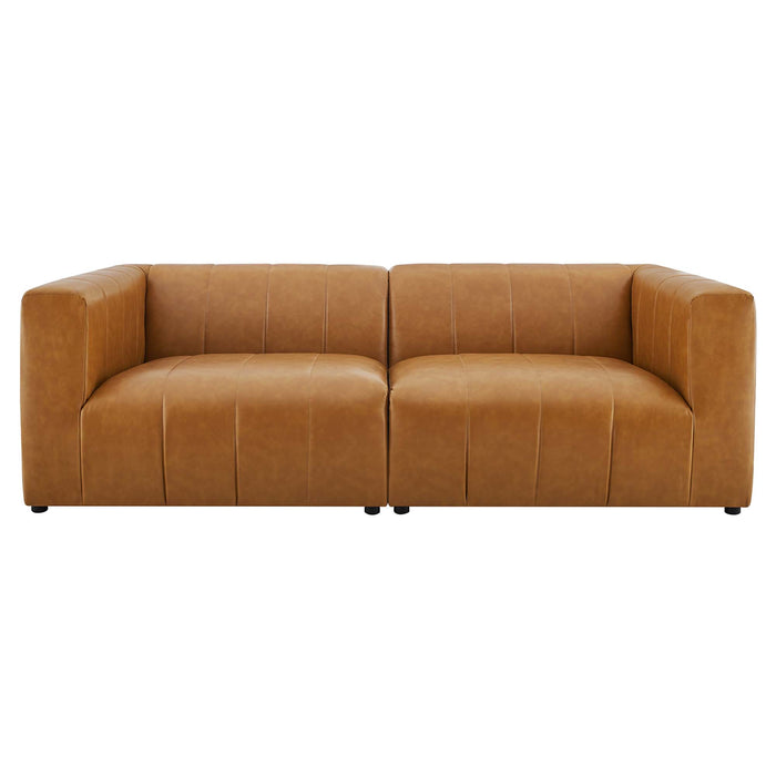 Bartlett 2-Piece Vegan Leather Loveseat by Modway