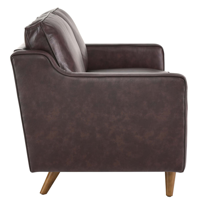 Impart Genuine Leather Loveseat by Modway