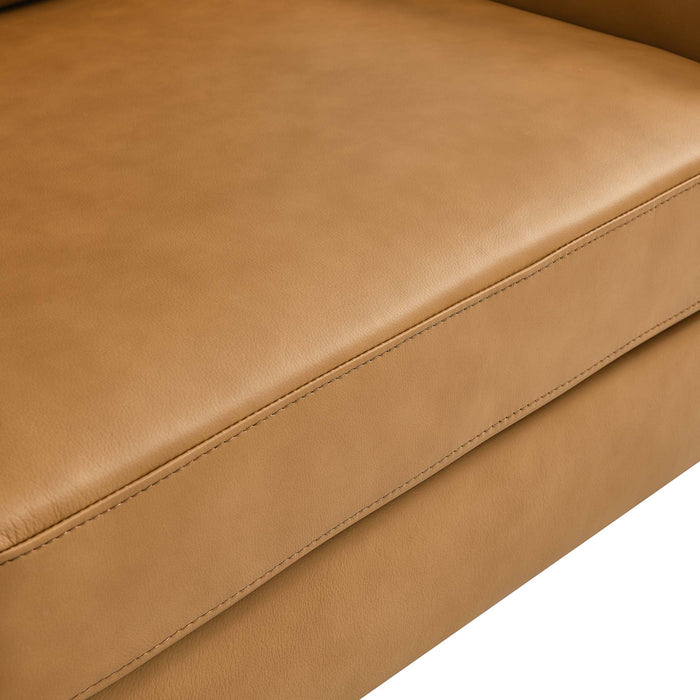 Corland Leather Loveseat by Modway