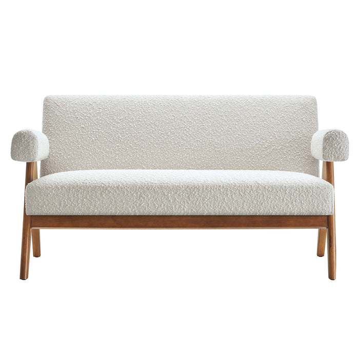 Lyra Boucle Fabric Loveseat by Modway