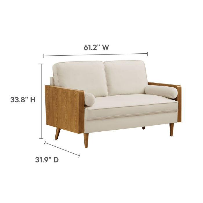 Kellan Performance Velvet Loveseat by Modway